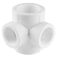 Изображение товара Крестовина VALFEX PP-R Ду32x20 2-плоскостная, внутренняя пайка, белая