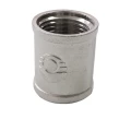 Изображение товара Муфта соединительная VALFEX VF170N 1 1/2″ Ду40 Ру40 внутренняя резьба, корпус - латунь никелированная