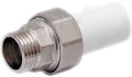 Изображение товара Муфта PP-R комбинированная трубная Valfex Дн20х1/2" Ру 25, белая, наружная резьба