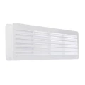 Изображение товара Решетка вентиляционная VIENTO РД 450х130мм переточная прямоугольная, с рамкой, материал - полистирол цвет - белый
