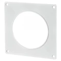 Изображение товара Накладка торцевая VIENTO размер - 150х150мм, для воздуховода D100мм, цвет - белый