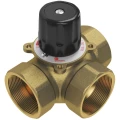 Изображение товара Клапан запорно-регулирующий Wester FMV 131E 1/2″ Ду15 Ру10 Kvs 4, трехходовой, смесительный, поворотный, корпус - латунь, присоединение - внутренняя резьба