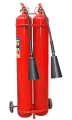 Изображение товара Передвижной углекислотный огнетушитель Ярпожинвест ОУ-15 2 шт для противопожарной защиты