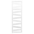 Изображение товара Полотенцесушитель электрический Zehnder Kazeane лесенка, стальной, настенный, 500х1291 мм, мощность 600 Вт, с комнатным термостатом дистанционного управления, белый глянцевый