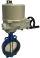 Изображение товара Затвор дисковый поворотный ABRA BUV-VF826D Ду50 Ру16 межфланцевый, корпус - чугун GG25, диск - чугун GGG-40, уплотнение - EPDM, с электроприводом ГЗ-ОФ-45/11К 380 В