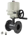 Изображение товара Кран шаровой ALSO КШ.Ф.П.Р.065.16-01 Ду65 Ру16 полнопроходной, фланцевый, корпус - сталь 20, уплотнение - PTFE, управление - электропривод ГЗ-ОФ-80/21К 220В