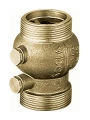 Изображение товара Клапан обратный Danfoss 223 1/2″ Ду15 Ру16 муфтовый, пружинный, корпус - латунь, диск - латунь, уплотнение - EPDM