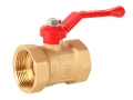 Изображение товара Кран шаровой ГАЛЛОП Практик 120 1/2″ Ду15 Ру16 стандартнопроходной, латунь ЛЦ40Сд, уплотнение - PTFE, внутренняя резьба, ручка-рычаг