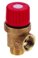 Изображение товара Клапан предохранительный мембранный Icma 242 1/2″ Ду15 Ру10 латунный, угловой, наружная - внутренняя резьба, давление срабатывания 1,5 бар (91242ADAC)