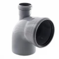 Изображение товара Отвод полипропиленовый 87° Дн110 с прямым выходом Дн50 Политэк для внутренней канализации