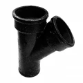 Изображение товара Тройник чугунный косой Дн100x100 для канализации