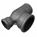 Изображение товара Чугунный переходной тройник Дн100x100x50 для внутренней канализации