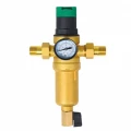 Изображение товара Фильтр C-01 STI с редуктором и манометром 1/2″ Ду15 Ру25 латунная колба