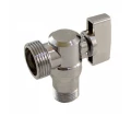 Изображение товара Кран шаровой STI 1/2″ Ду15х20 Ру16 стандартнопроходной, латунь, уплотнение - фторопласт, наружная резьба, ручка-бабочка, для стиральной машины