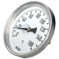 Изображение товара Биметаллический термометр А5002 Wika осевой до 160°C корпус 100 мм G1/2"