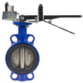 Затворы поворотные ABRA BUV-VF826D Ду32-300 Ру16 межфланцевые корпус - чугун, EPDM, с ручкой с концевыми выключателями
