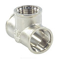 Тройники VALFEX VF.130.N 1/2″-1″ Ду15-25 Ру40 латунные никелированные внутренняя резьба