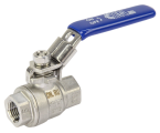Краны нержавеющие полнопроходные DN.ru BV3232P(2pc)-FP-T-H Ду8-100 Ру40/63 SS316 муфтовые
