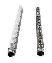 Коллекторная группа DN.ru GC3-31-12 1″ Ду25 Ру10 отводов — 12, в сборе с терморегулирующими клапанами и запорно-балансировочными клапанами, без переходников, корпус - нержавеющая сталь AISI 304