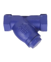 Фильтр сетчатый DN.ru FMY1131PPL-T 1/2″ Ду15 Ру16 резьбовой L=85, корпус чугун GGG25, сетка SS304, уплотнение PPL, Y-образный