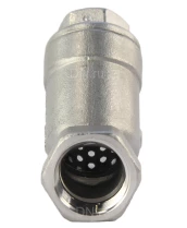 Фильтр сетчатый Dn.ru FMY3232P-T 1/2″ Ду15 Ру16, Y-образный, корпус - нержавеющая сталь 316, резьбовой