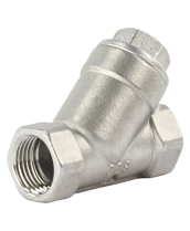 Фильтр сетчатый Dn.ru FMY3232P-T 1/2″ Ду15 Ру16, Y-образный, корпус - нержавеющая сталь 316, резьбовой