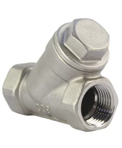 Фильтр сетчатый Dn.ru FMY3232P-T 1/2″ Ду15 Ру16, Y-образный, корпус - нержавеющая сталь 316, резьбовой