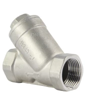 Фильтр сетчатый Dn.ru FMY3232P-T 3/4″ Ду20 Ру16, Y-образный, корпус - нержавеющая сталь 316, резьбовой