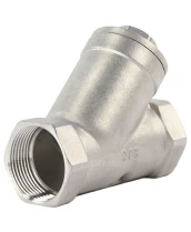 Фильтр сетчатый Dn.ru FMY3232P-T 1 1/4″ Ду32 Ру16, Y-образный, корпус - нержавеющая сталь 316, резьбовой