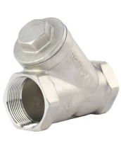 Фильтр сетчатый Dn.ru FMY3232P-T 1 1/2″ Ду40 Ру16, Y-образный, корпус - нержавеющая сталь 316, резьбовой