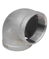 Отвод (уголок) DN.ru ВР-ВР-316 1 1/4″ Ду32 Ру16 угол 90°, корпус - нержавеющая сталь 316, присоединение - внутренняя / внутренняя резьба
