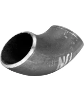 Отвод бесшовный крутоизогнутый 90° DN.ru Св-Св-Ст20 1 1/4″ Ду32 Ру125 ГОСТ 17375-2001 исполнение 2, наружный диаметр - 38мм, толщина стенки - 3мм, корпус - сталь 20, присоединение - под приварку