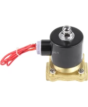 Клапан электромагнитный DN.ru VS100-VT-NC-24VDC 3/8″ Ду10 Ру10, соленоидный двухходовой, корпус - латунь, уплотнение - Viton, резьбовой, нормально-закрытый, прямого действия, катушка - 24В