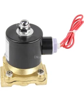 Клапан электромагнитный DN.ru VS100-VT-NC-24VDC 1/2″ Ду15 Ру10, соленоидный двухходовой, корпус - латунь, уплотнение - Viton, резьбовой, нормально-закрытый, прямого действия, катушка - 24В