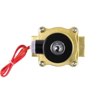 Клапан электромагнитный DN.ru VS100-VT-NC-24VDC 1″ Ду25 Ру10, соленоидный двухходовой, корпус - латунь, уплотнение - Viton, резьбовой, нормально-закрытый, прямого действия, катушка - 24В