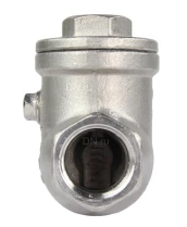 Клапан обратный DN.ru VC3232P-T 1/2″ Ду15 Ру16 муфтовый, поворотный, корпус - нержавеющая сталь, диск - нержавеющая сталь, уплотнение - PTFE
