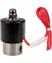 Клапан электромагнитный DN.ru VS131-ET-NC-24VDC 1/8″ Ду6 Ру10, соленоидный двухходовой, корпус - нержавеющая сталь 304, уплотнение - EPDM, резьбовой, нормально-закрытый, прямого действия, катушка - 24В