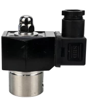 Клапан электромагнитный DN.ru VS331-ET-NO-24VDC 1/4″ Ду8 Ру10, соленоидный двухходовой, корпус - нержавеющая сталь 304, уплотнение - EPDM, резьбовой, нормально-открытый, прямого действия, катушка - 24В