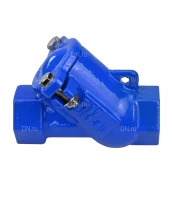 Клапан обратный DN.ru VCB1433N-T 1/2″ Ду15 Ру16 муфтовый, шаровой, корпус - чугун, шар - сталь+NBR, уплотнение - NBR