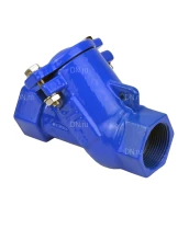 Клапан обратный DN.ru VCB1433N-T 3/4″ Ду20 Ру16 муфтовый, шаровой, корпус - чугун, шар - сталь+NBR, уплотнение - NBR