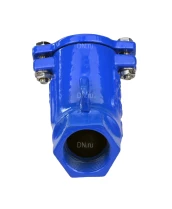Клапан обратный DN.ru VCB1433N-T 3/4″ Ду20 Ру16 муфтовый, шаровой, корпус - чугун, шар - сталь+NBR, уплотнение - NBR