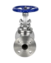 Клапан запорный сальниковый 15нж22нж DN.ru VSO3131M-F-S Ду40 Ру40, фланцевый, корпус - нержавеющая сталь 304, диск - нержавеющая сталь 304, уплотнение - металл, со штурвалом