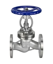 Клапан запорный сальниковый 15нж22нж DN.ru VSO3131M-F-S Ду40 Ру40, фланцевый, корпус - нержавеющая сталь 304, диск - нержавеющая сталь 304, уплотнение - металл, со штурвалом