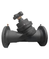 Клапан балансировочный DN.ru VB1431V-F Ду300 Ру16 чугунный, фланцевый, с ниппелями