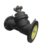 Клапан балансировочный DN.ru VB1431V-F Ду100 Ру16 чугунный, фланцевый, с ниппелями