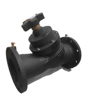 Клапан балансировочный DN.ru VB1431V-F Ду300 Ру16 чугунный, фланцевый, с ниппелями