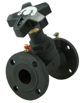 Клапан балансировочный DN.ru VB1431V-F Ду50 Ру16 чугунный, фланцевый, с ниппелями