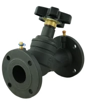 Клапан балансировочный DN.ru VB1431V-F Ду65 Ру16 чугунный, фланцевый, с ниппелями