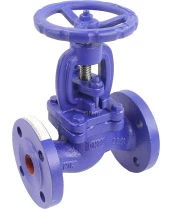 Клапан запорный сальниковый DN.ru VSO1121M-F-S Ду25 Ру16, фланцевый, корпус - чугун GG25, уплотнение - металл, управление - штурвал