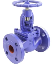 Клапан запорный сальниковый DN.ru VSO1121M-F-S Ду40 Ру16, фланцевый, корпус - чугун GG25, уплотнение - металл, управление - штурвал